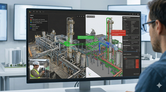 Aplicação industrial de laser scanning